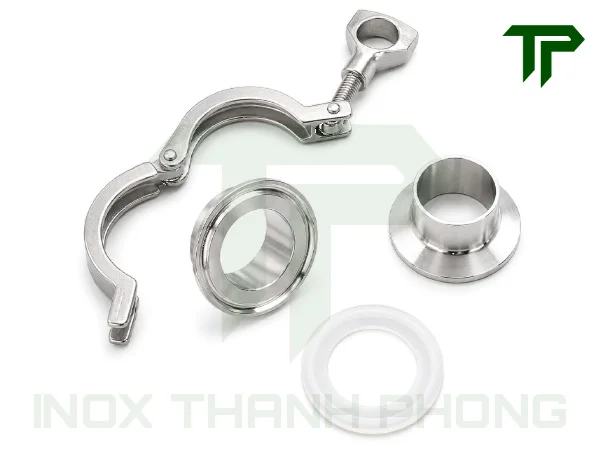 Thành phần của bộ clamp hàn inox vi sinh