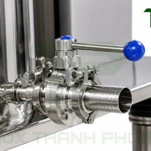 Ứng dụng của van bướm vi sinh tay rút nối clamp inox