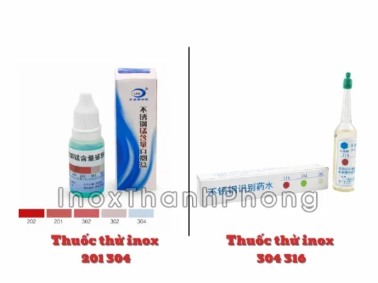 Nhận biết bằng thước thử chuyên dụng