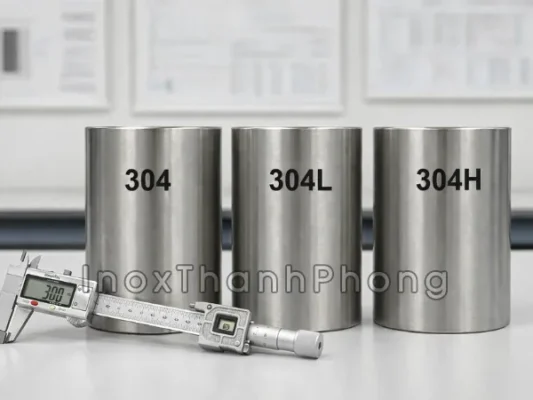 Các biến thể của inox 304