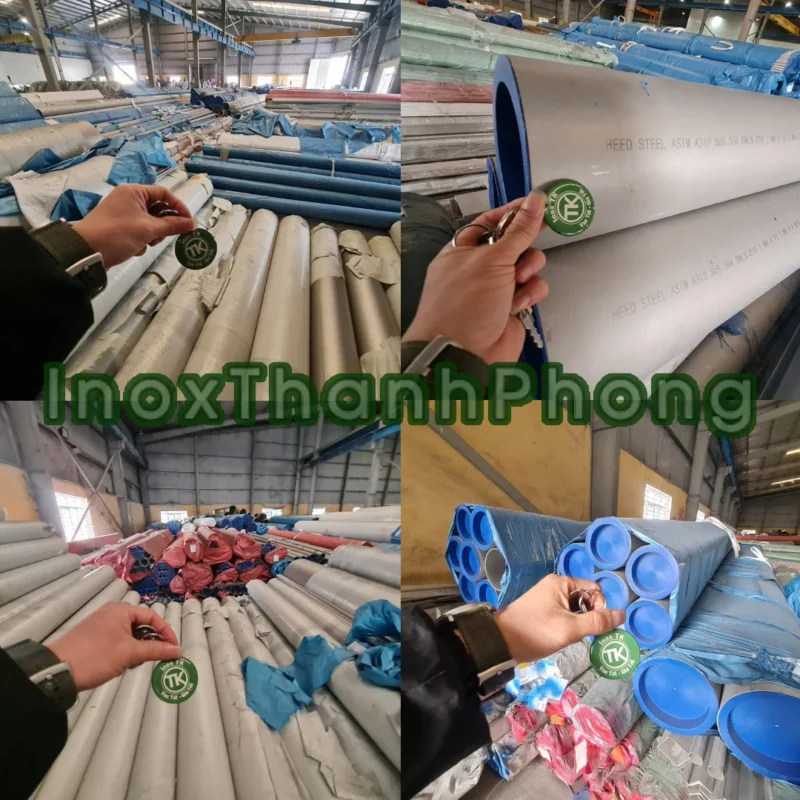 Ống inox công nghiệp đầy đủ chủng loại
