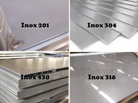 Phân loại Tấm – Cuộn inox theo mác thép