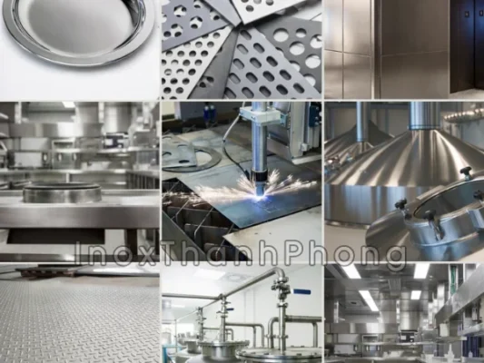 Ứng dụng của tấm – cuộn inox trong công nghiệp và đời sống
