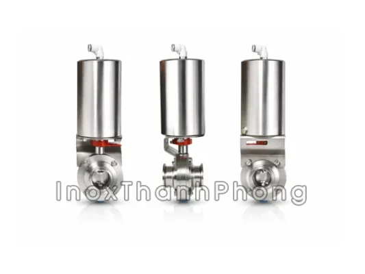 Van bướm vi sinh điều khiển khí nén