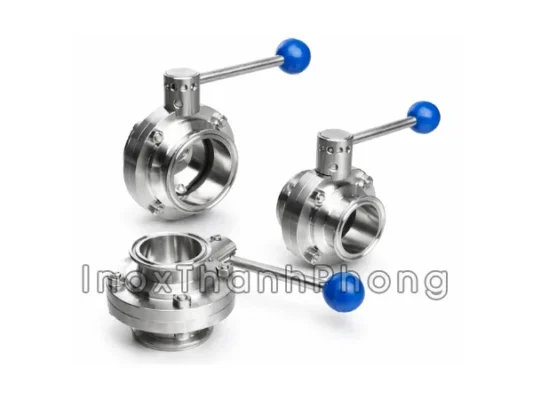 Van bướm vi sinh tay rút