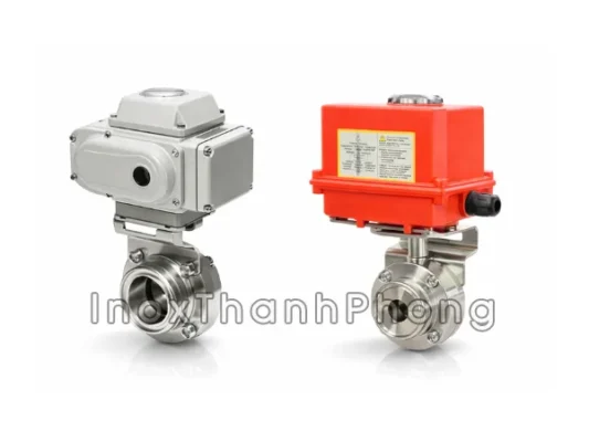 Van bướm vi sinh điều khiển điện