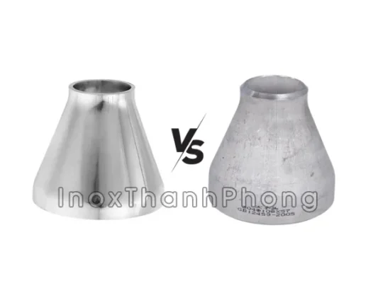 So sánh côn thu vi sinh với côn thu inox công nghiệp