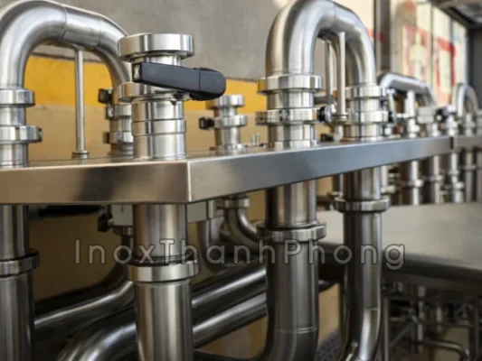 Ứng dụng của rắc co inox vi sinh