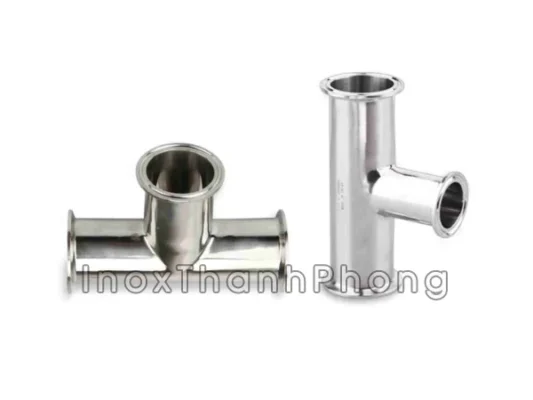 Tê clamp inox vi sinh