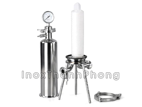Bình lọc đứng inox vi sinh