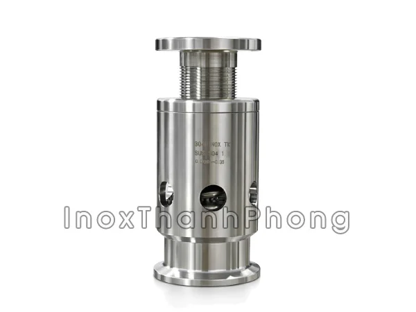 Van an toàn inox vi sinh dạng ngắn