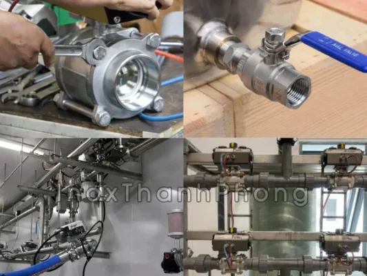 Ứng dụng của van bi inox trong công nghiệp và cách chọn theo từng tình huống