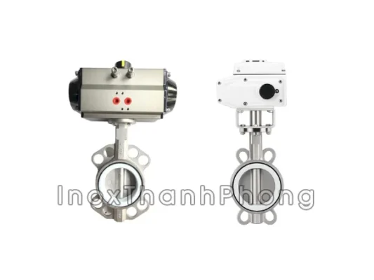Nguyên lý hoạt động của van bướm inox theo từng loại điều khiển