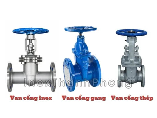 So sánh nhanh vật liệu van cổng