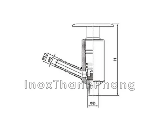 Kích thước van lấy mẫu nối ren