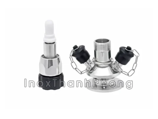 Van lấy mẫu 2 vòi inox vi sinh
