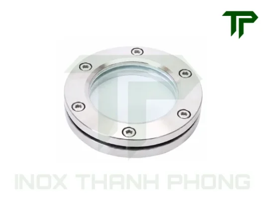 Kính mặt bích inox quan sát thường