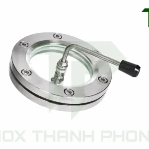 Kính mặt bích inox quan sát có gạt sương