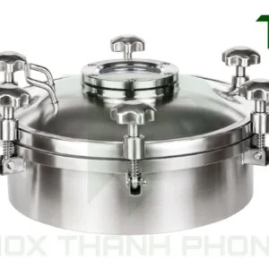 Nắp bồn chịu áp inox có kính quan sát