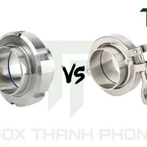 Rắc co inox vi sinh khác gì clamp vi sinh?