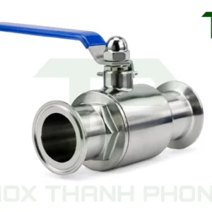 Van bi vi sinh clamp tay gạt inox