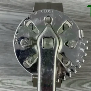 Cơ cấu nấc định vị trên van bướm inox tay gạt