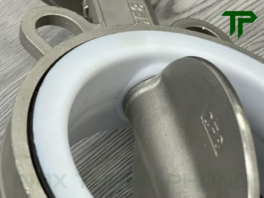 Gioăng PTFE là điểm đáng chú ý của van bướm inox tay gạt?