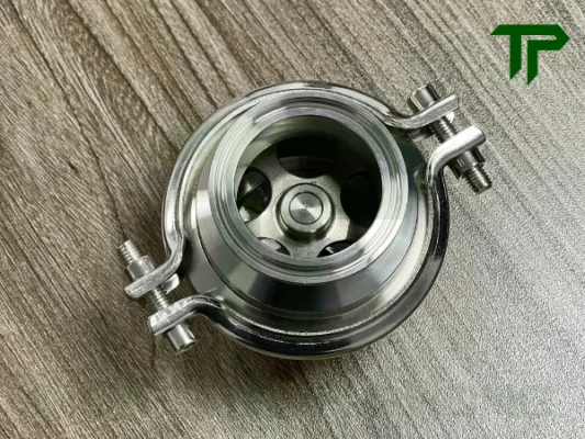 Vật liệu và tiêu chuẩn của van một chiều vi sinh clamp inox