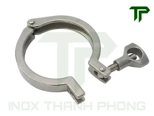 Cấu tạo của cùm kẹp clamp inox vi sinh