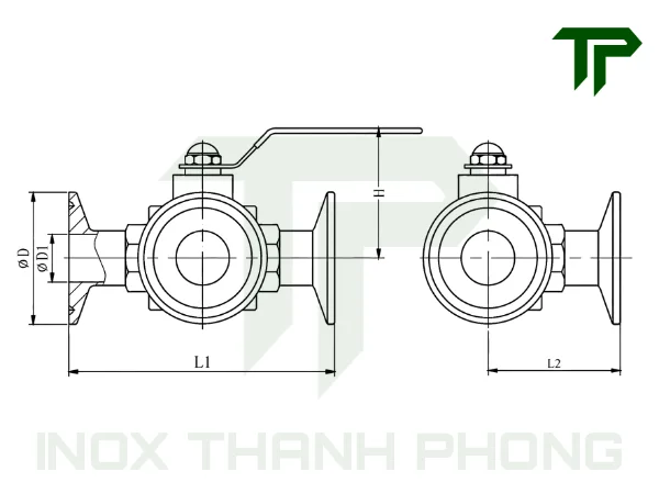 van-bi-3-nga-inox-vi-sinh-2 Bản vẽ kỹ thuật van bi 3 ngả inox vi sinh