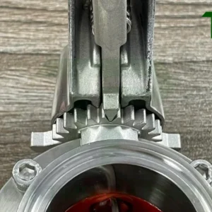Cơ chế hoạt động của tay kẹp trên van bướm vi sinh nối clamp