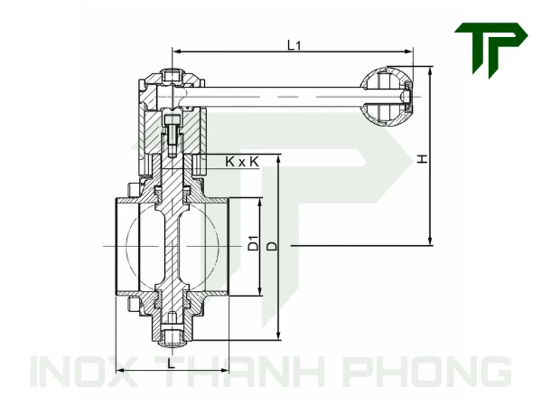 van-buom-vi-sinh-tay-rut-han-2 Bản vẽ cấu tạo van bướm vi sinh tay rút nối hàn