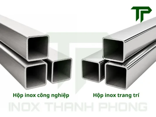 Hộp inox công nghiệp khác gì hộp inox trang trí?