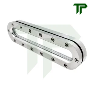 Kính Mặt Bích Dài Hình Elip Quan Sát Bồn Tank Inox
