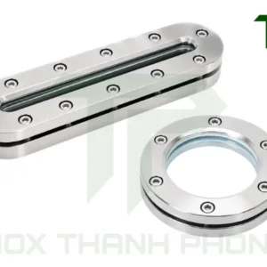 Ưu thế của thiết kế elip dài trong việc quan sát bồn tank so với kính mặt bích tròn