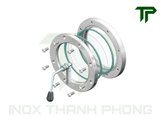 Cấu tạo chung của kính mặt bích có gạt sương