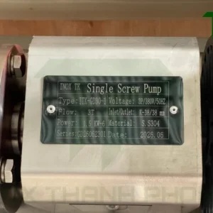 Bơm trục vít đơn inox