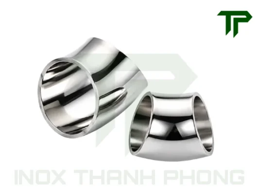 Đặc điểm cấu tạo của chếch 45 độ inox vi sinh