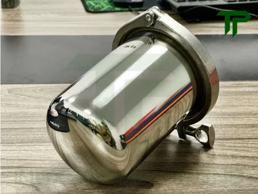 Cốc lọc khí inox vi sinh lắp đỉnh bồn tank là gì?