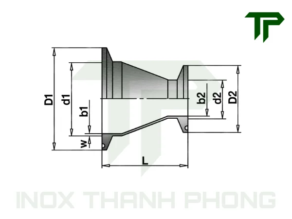 con-thu-vi-sinh-10 Bản vẽ kỹ thuật côn thu vi sinh nối clamp