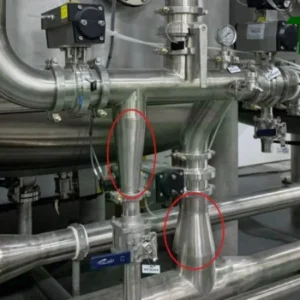 Vai trò của côn thu tại vị trí thay đổi đường kính đường ống
