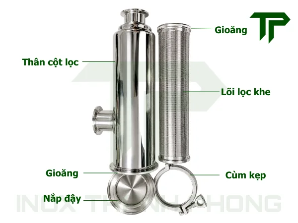 cot-loc-johnson-inox-vi-sinh-9 Cấu tạo của cột lọc khe Johnson inox vi sinh