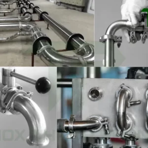 Ứng dụng cút clamp inox vi sinh
