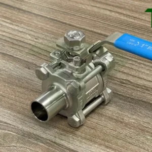 Ưu điểm của van bi 3PC hàn inox vi sinh tay gạt có khóa