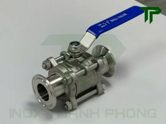 Nguyên lý hoạt động của van bi 3PC nối clamp tay gạt