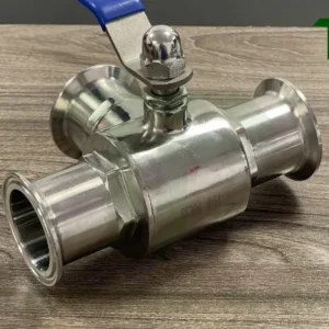 Van bi vi sinh 3 ngả nối clamp tay gạt
