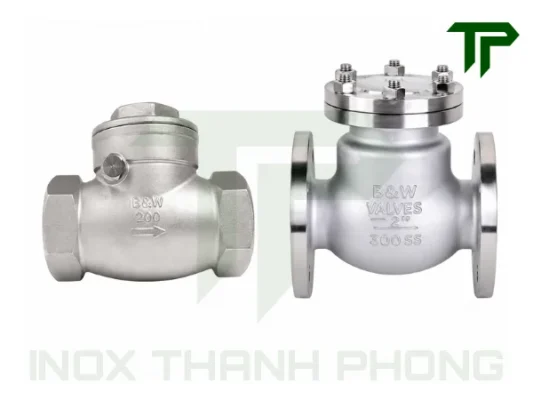 Van một chiều lá lật inox