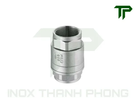 Van một chiều lò xo ren inox
