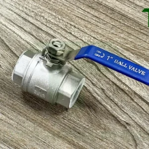 Cấu tạo của van bi ren inox 2PC tay gạt