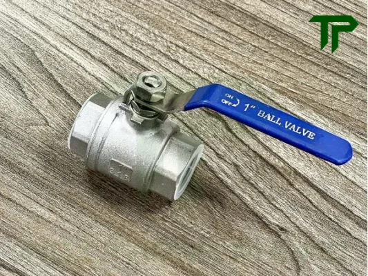 Cấu tạo của van bi ren inox 2PC tay gạt